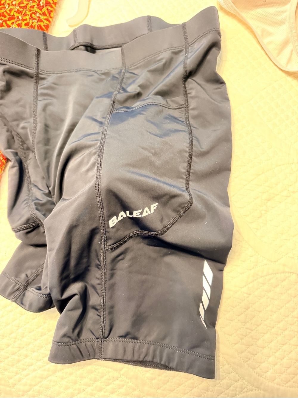 Ladies BALEAF Black Compression Cycling Shorts